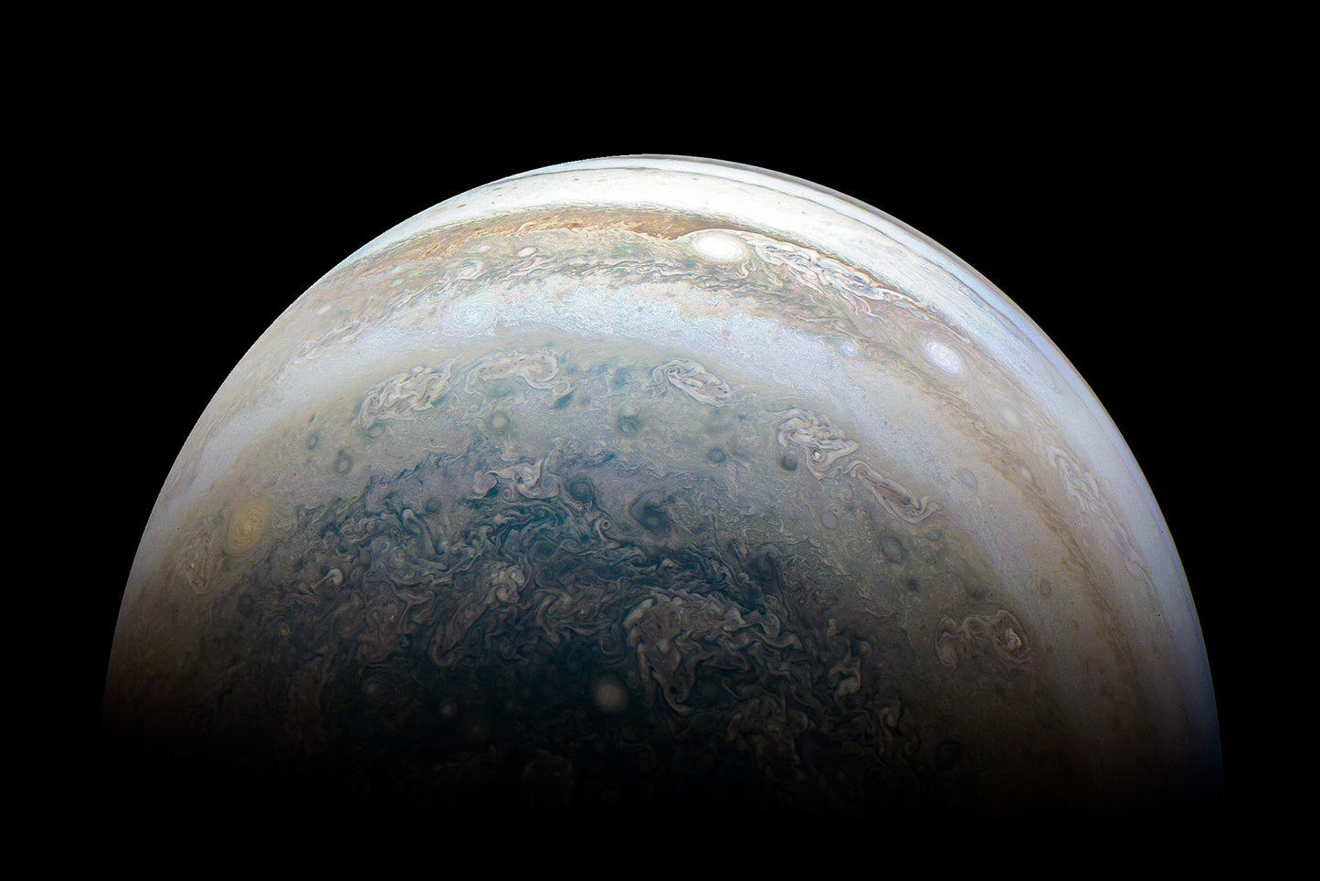 Vue de Jupiter depuis l'extérieur