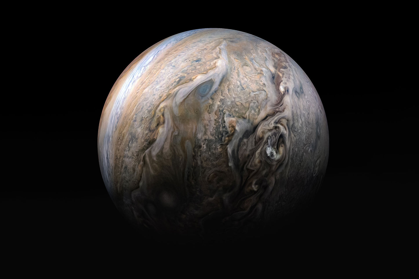 Stürmische Wolken des Jupiter
