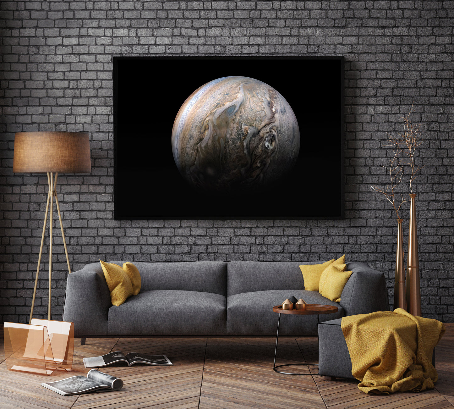 Stürmische Wolken des Jupiter