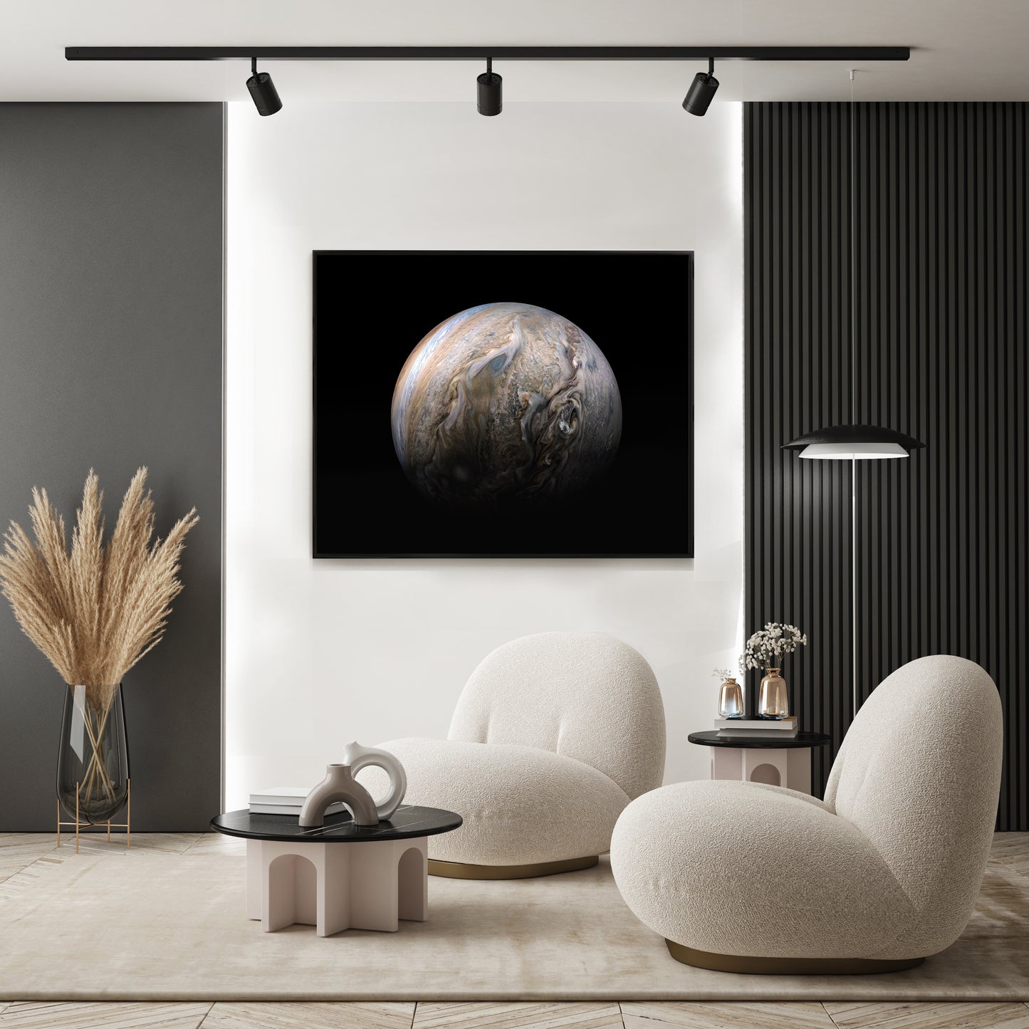 Stürmische Wolken des Jupiter